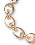 Collana girocollo in metallo lucido con design a bottoni - Mya Accessories