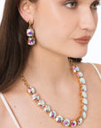 Collana girocollo a catena con pietre in vetro crystal - Mya Accessories