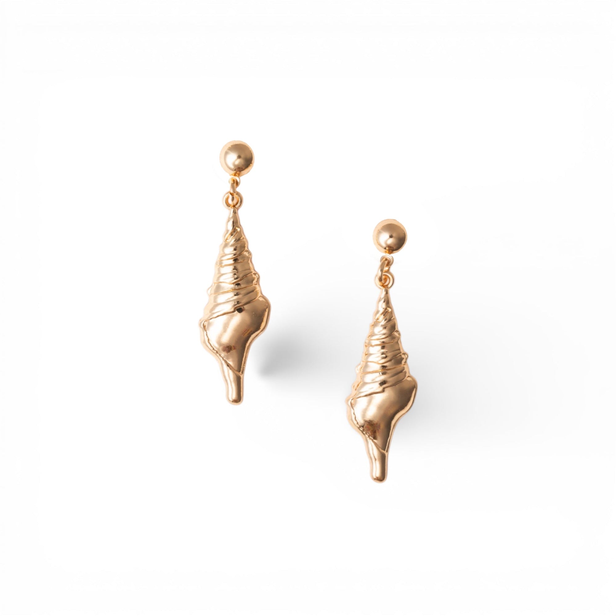 Orecchini pendenti in metallo con conchiglia - Mya Accessories