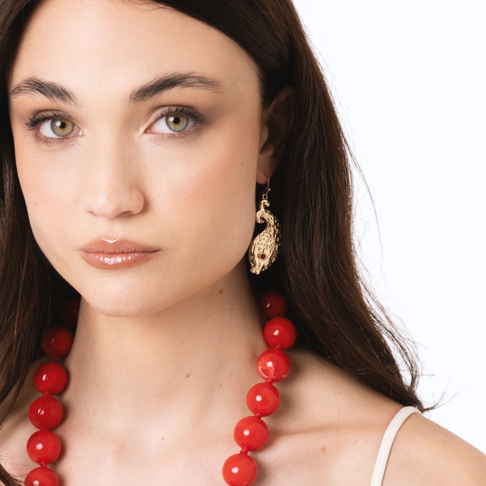 Orecchini pendenti in metallo con pesciolino - Mya Accessories