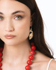 Orecchini pendenti in metallo con pesciolino - Mya Accessories