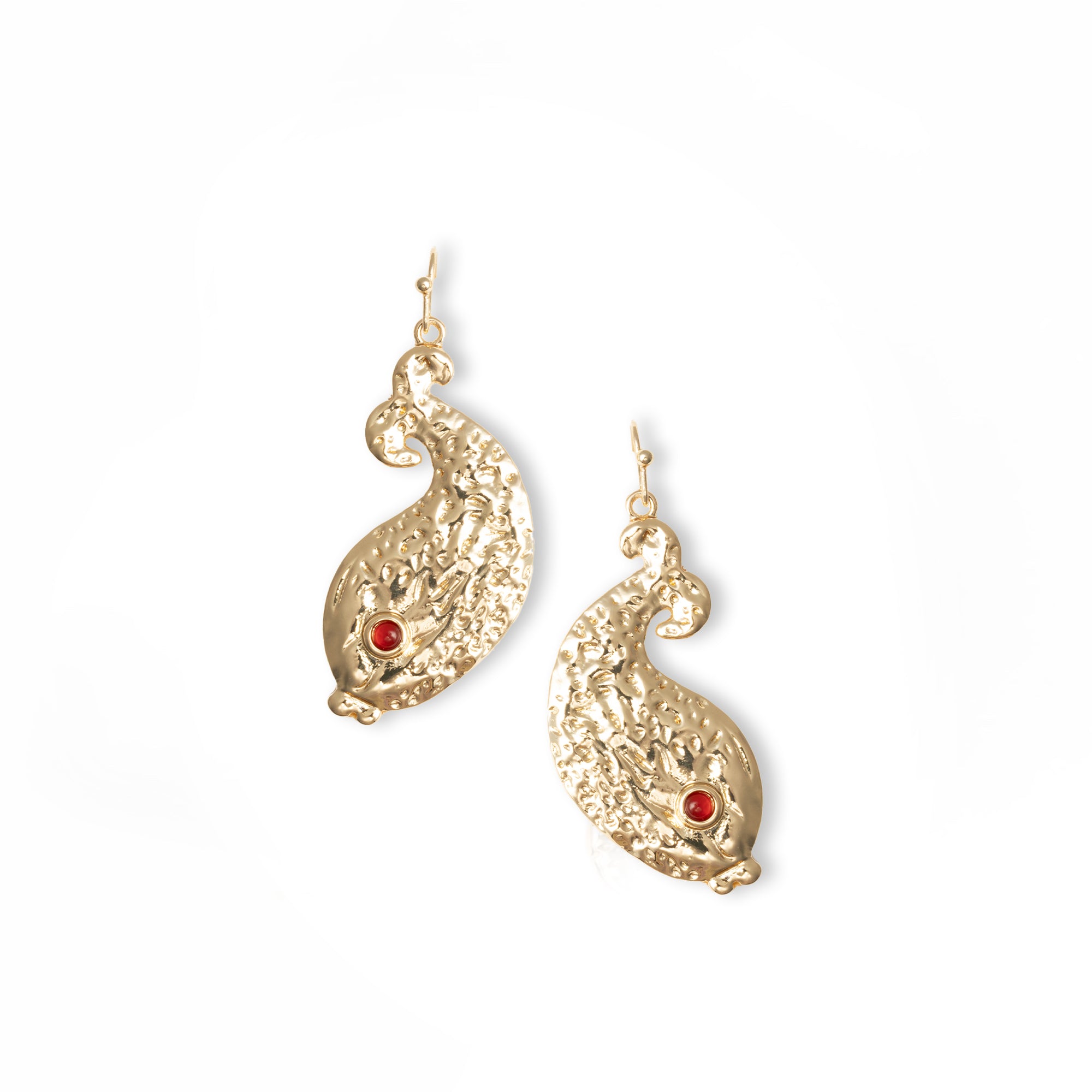 Orecchini pendenti in metallo con pesciolino - Mya Accessories