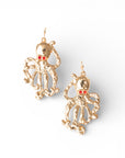 Orecchini pendenti in metallo con polipetto - Mya Accessories
