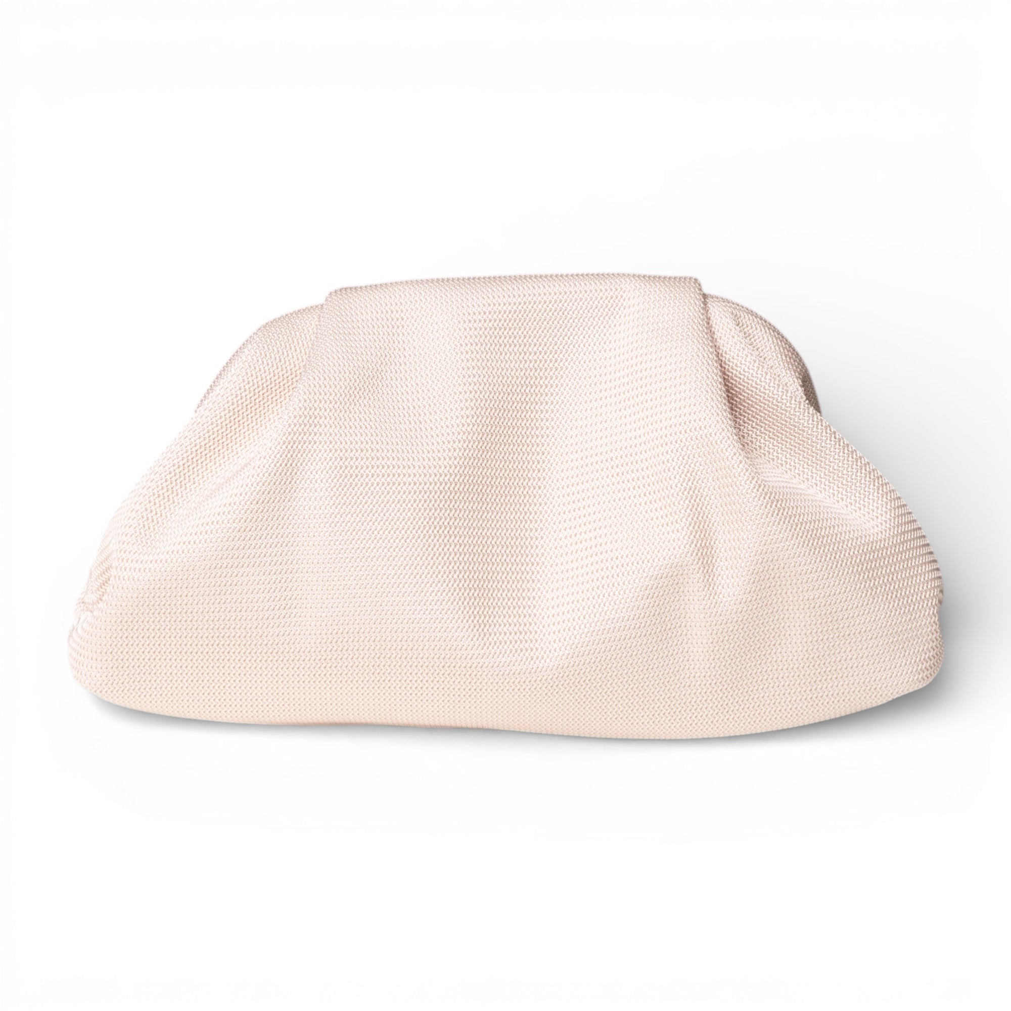 Borsa pochette morbida a tinta unita beige - Mya Accessories