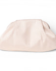 Borsa pochette morbida a tinta unita beige - Mya Accessories