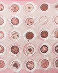 Foulard in seta con stampa a tazzine da caffè tono rosa - Mya Accessories