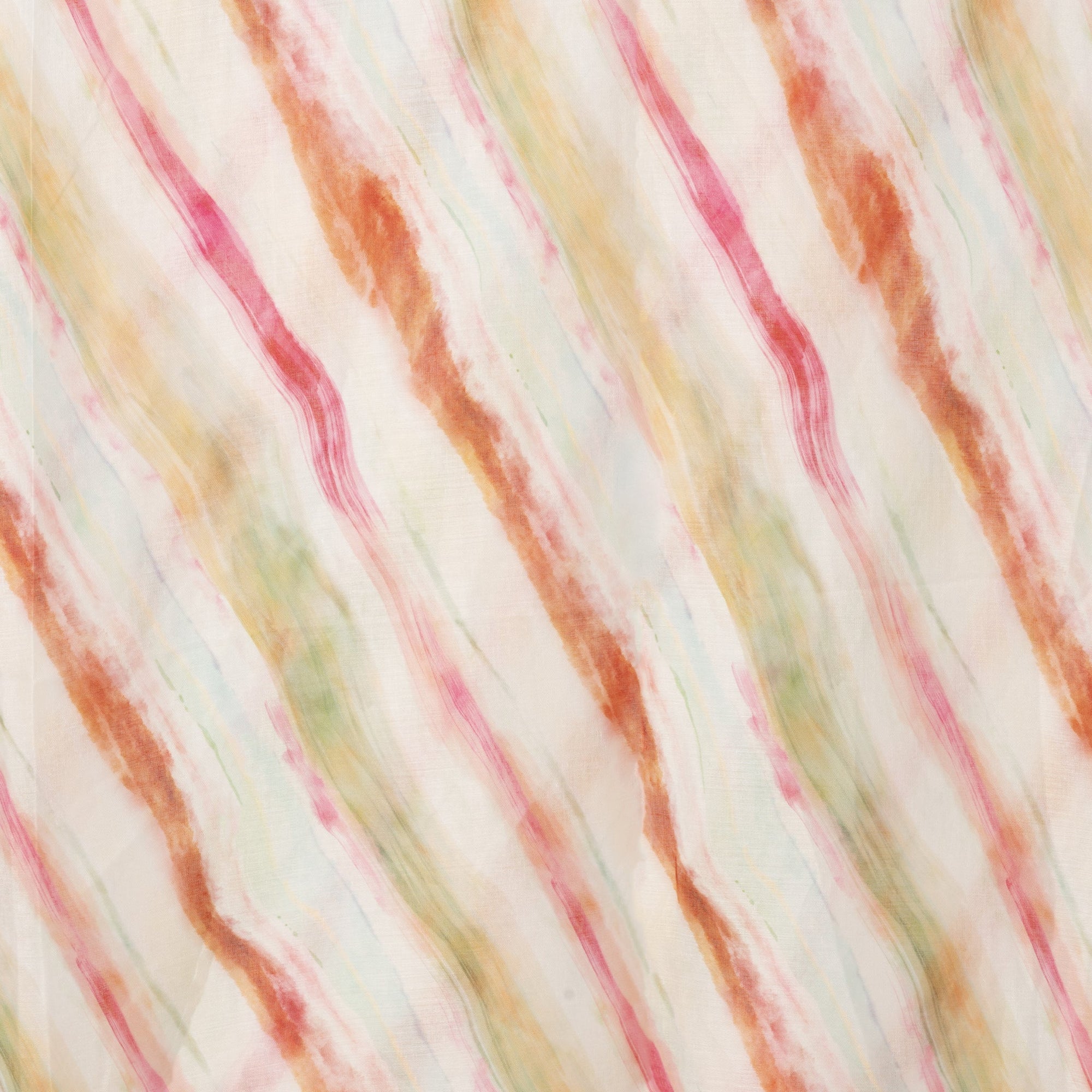 Sciarpa in cotone bianca con stampa multicolore - Mya Accessories