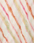 Sciarpa in cotone bianca con stampa multicolore - Mya Accessories