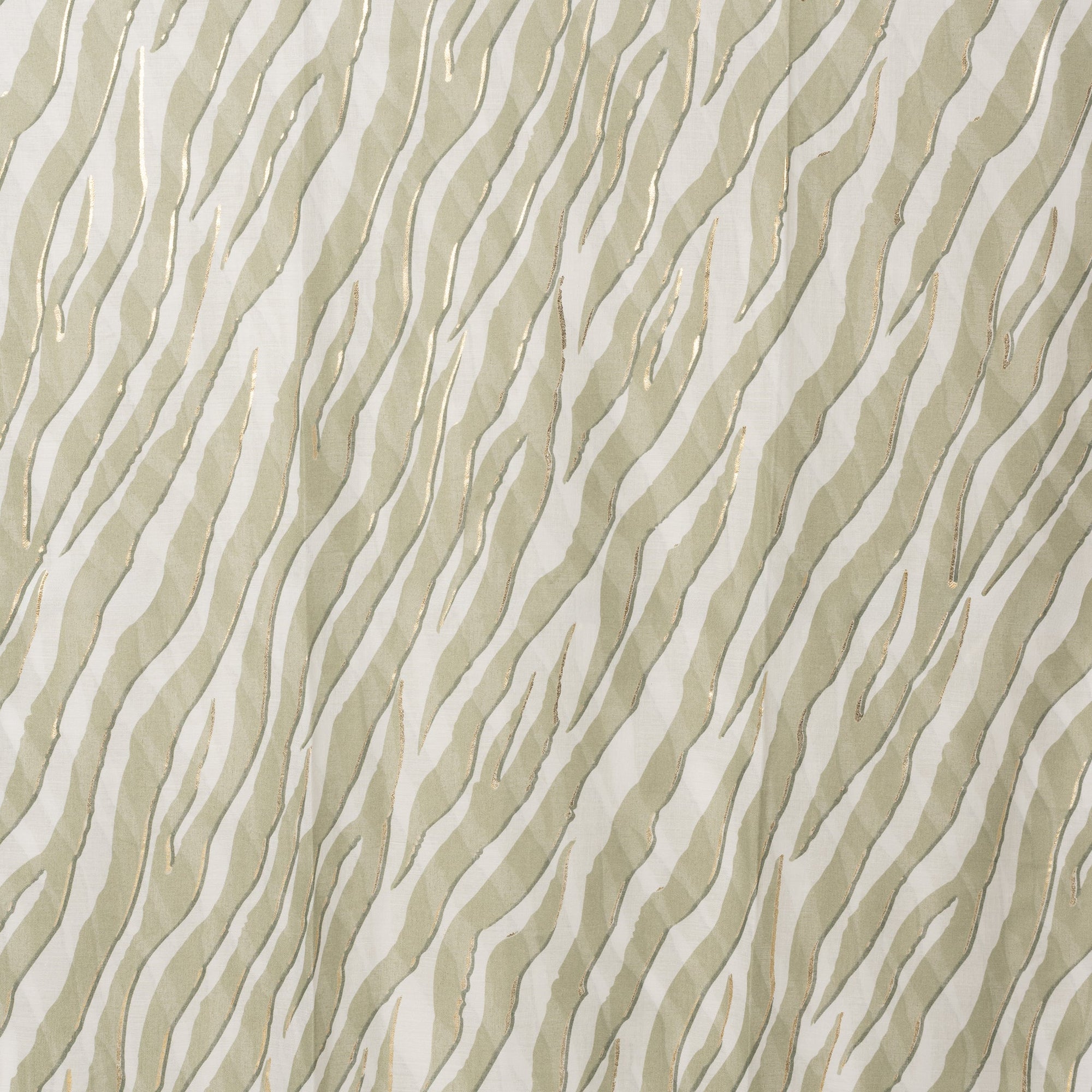 Sciarpa in cotone bianca con stampa animalier verde - Mya Accessories
