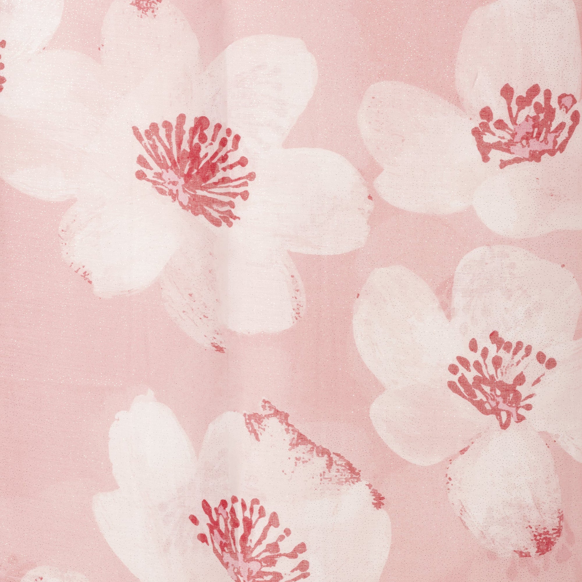 Sciarpa in cotone con stampa a fiore tono rosa - Mya Accessories