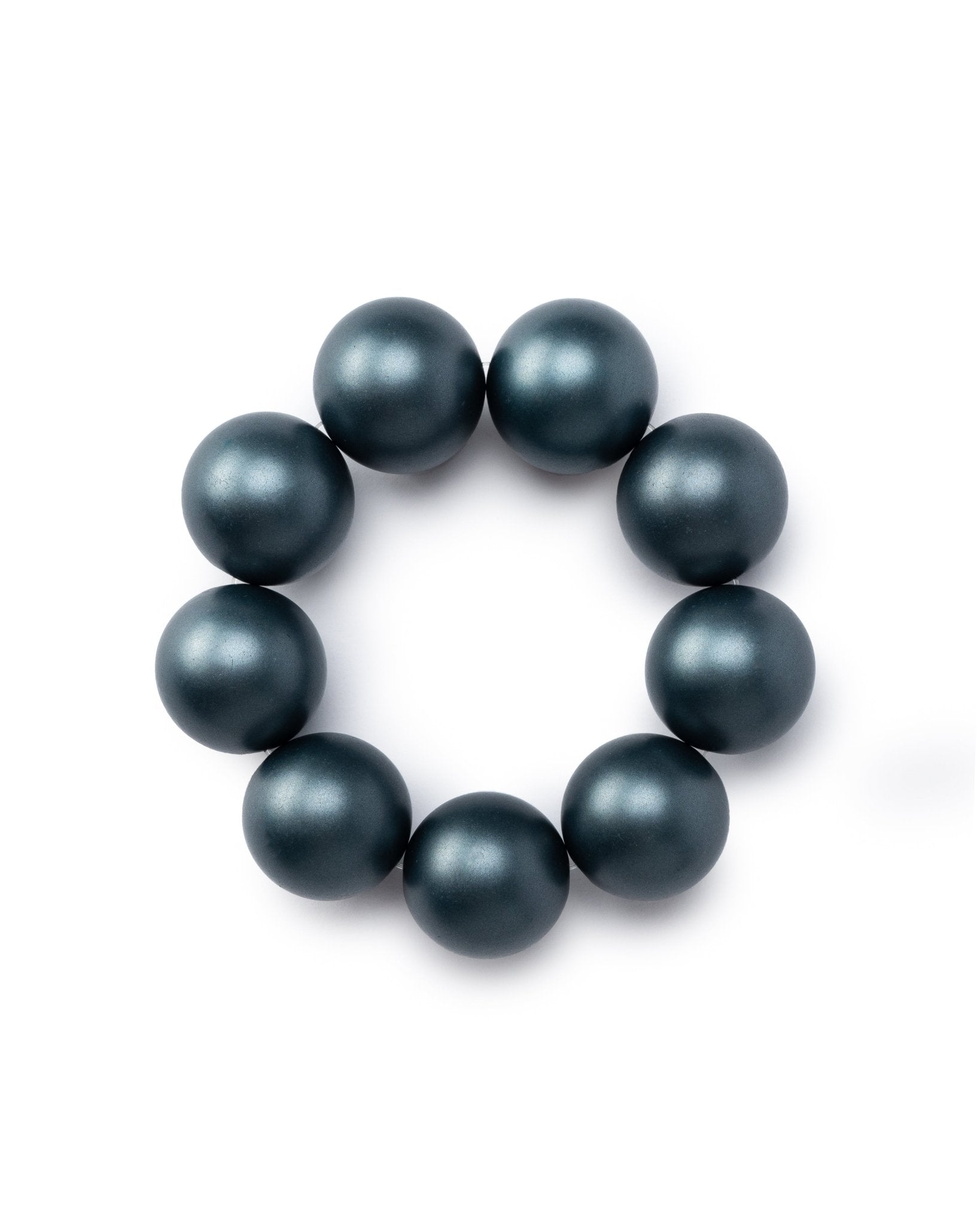 Bracciale elastico con balls di colore blu - Mya Accessories