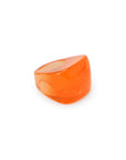 Anello in resina arancio - Mya Accessories