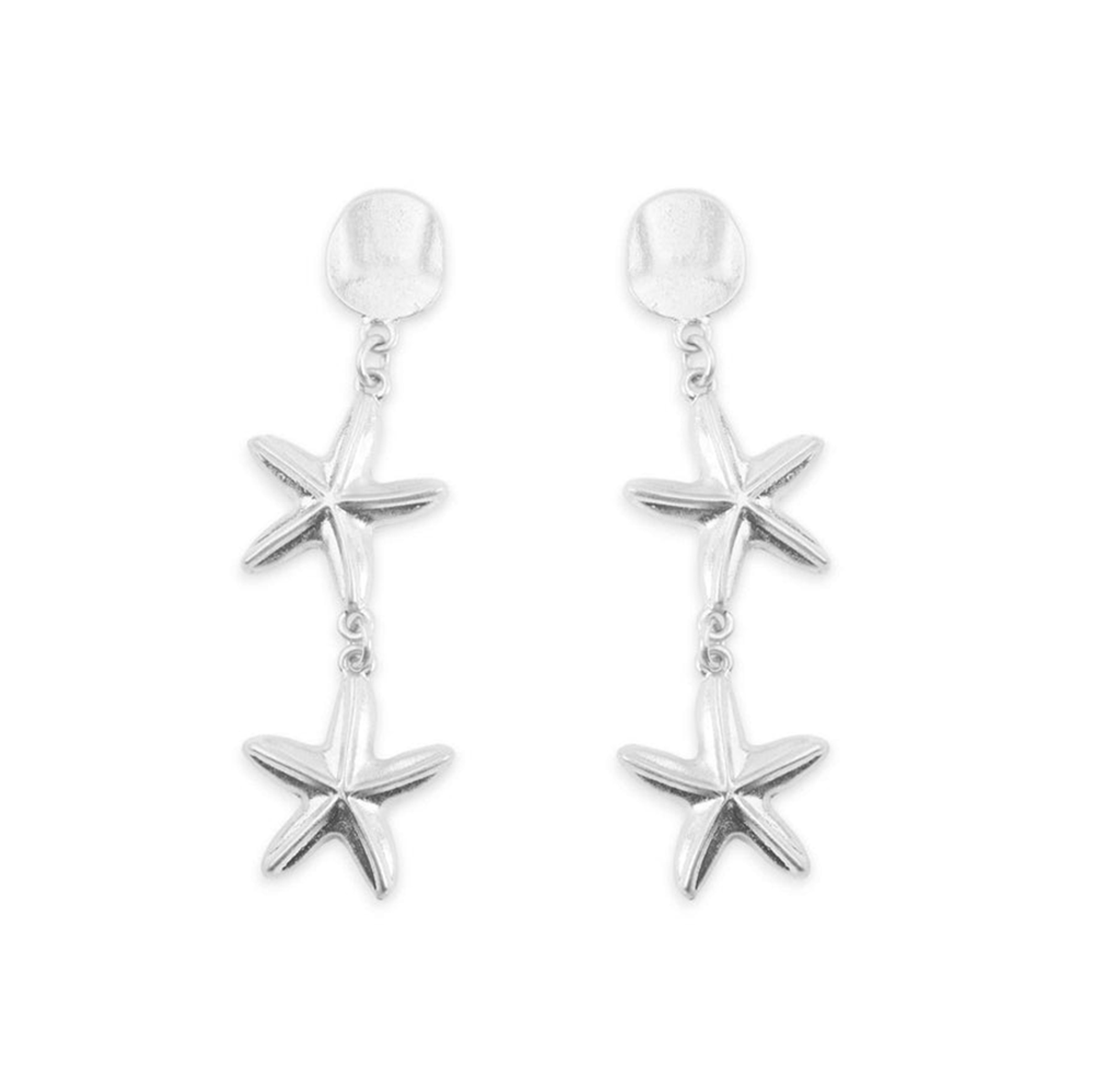 1 Coppia di Orecchini a Clip a Forma di Stella Marina 1 Coppia di Orecchini a Clip a Forma di Stella Marina