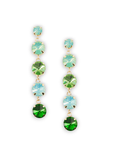 Orecchini pendente multi verde - Mya Accessories