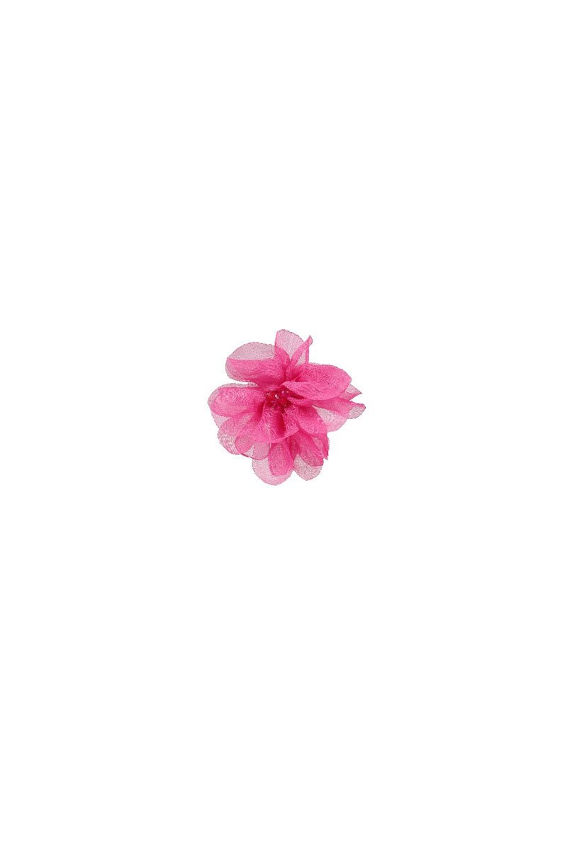 Spilla a fiore con microcristalli fucsia - Mya Accessories