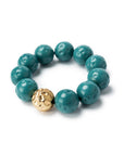 Bracciale con balls elastico, in acrilico celeste - Mya Accessories