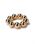 Bracciale elastico con balls di colore oro - Mya Accessories