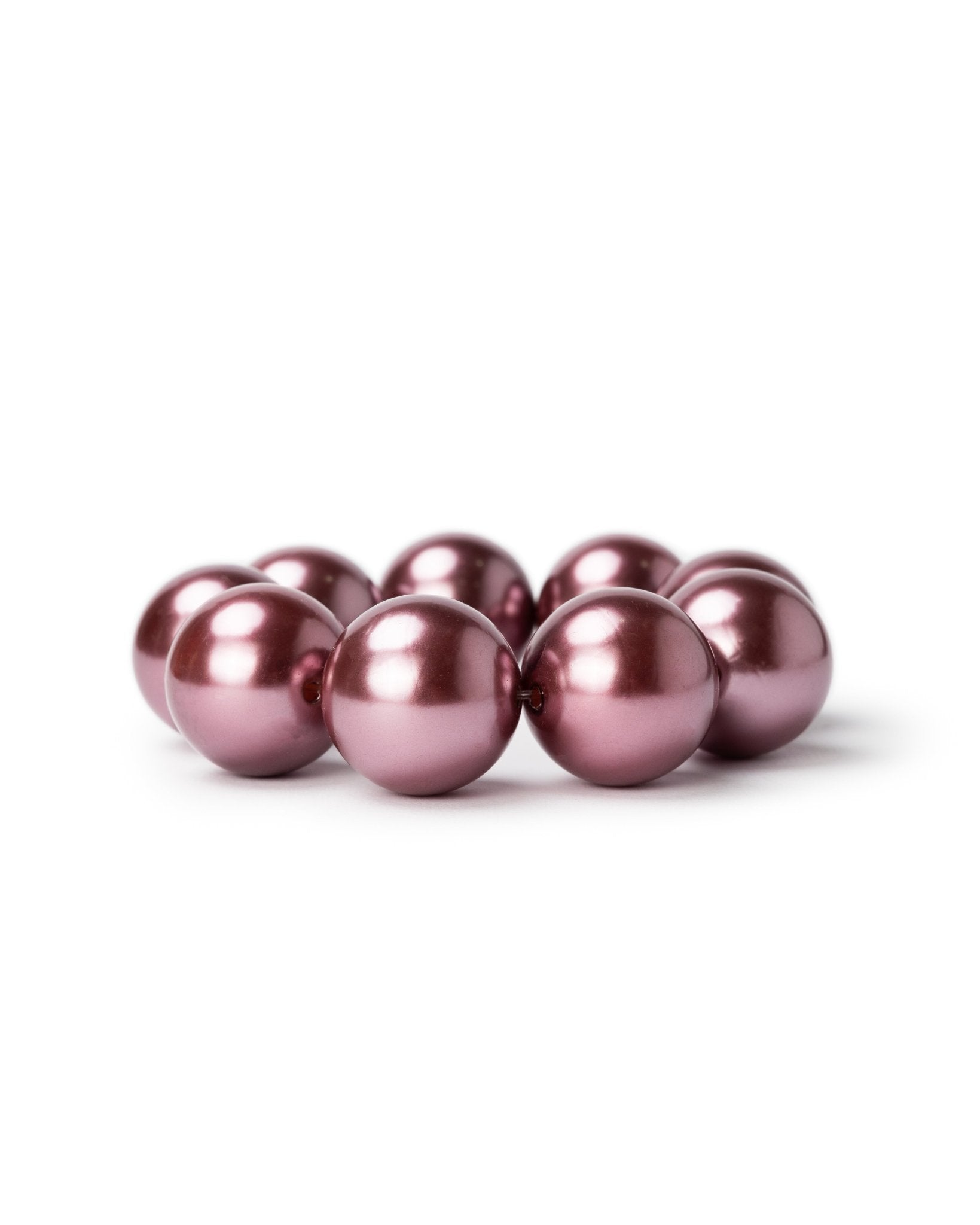 Bracciale elastico con balls di colore rosa - Mya Accessories
