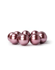 Bracciale elastico con balls di colore rosa - Mya Accessories