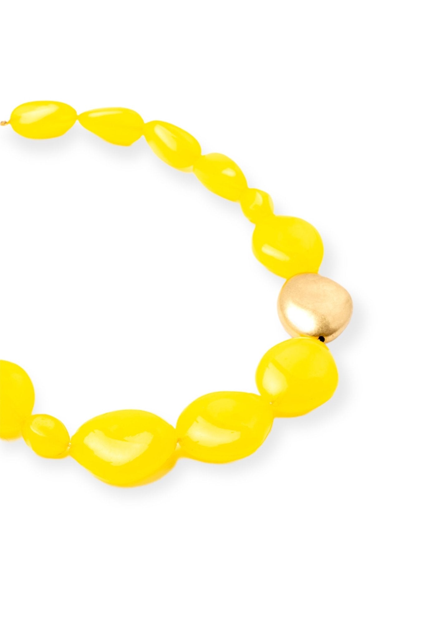 collana-girocollo-acrilico-giallo-pepita-oro-2-Mya Accessories