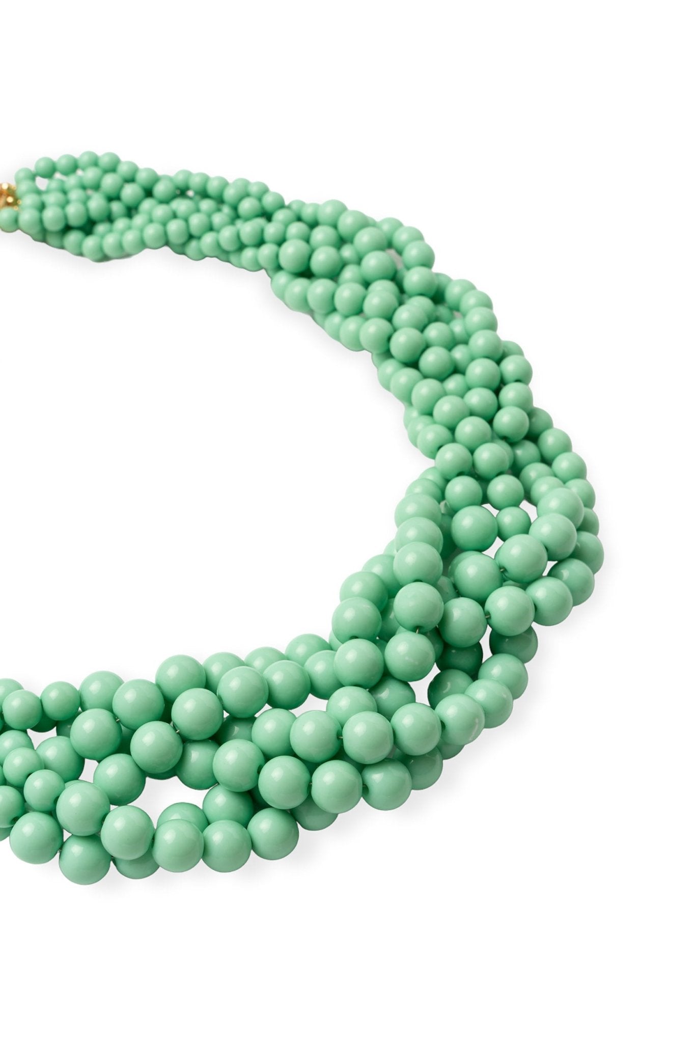 collana-girocollo-intrecciata-pietre-verde-2-Mya Accessories