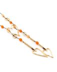 collana-laccio-pendente-cuore-metallo-pietre-acrilico-arancio-2-Mya Accessories