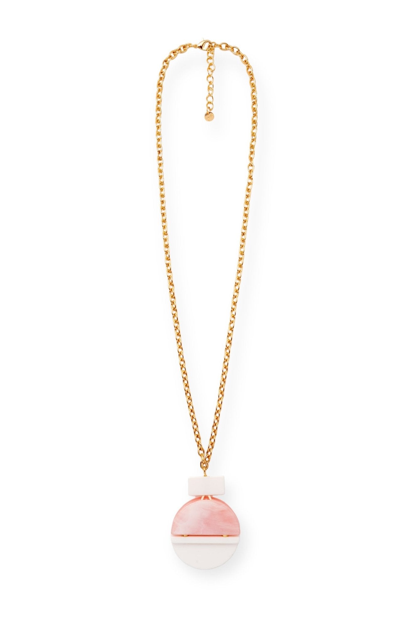 Happiness Boutique Collana Minimal in Oro Rosa con Pendente Happiness Boutique Collana Minimal in Oro Rosa con Pendente