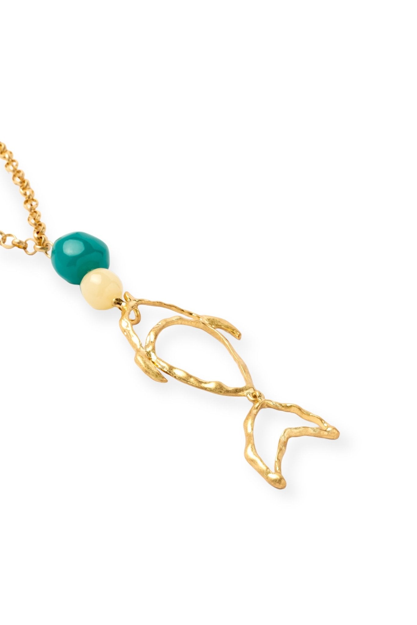 Collana Lunga Boho In Legno Con Ciondolo Pesce – Perle Etnico, Gioiello Retrò Per Donna E Ragazza, Accessorio Spiaggia