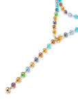 Collana lunga con sfere in vetro multicolore - Mya Accessories