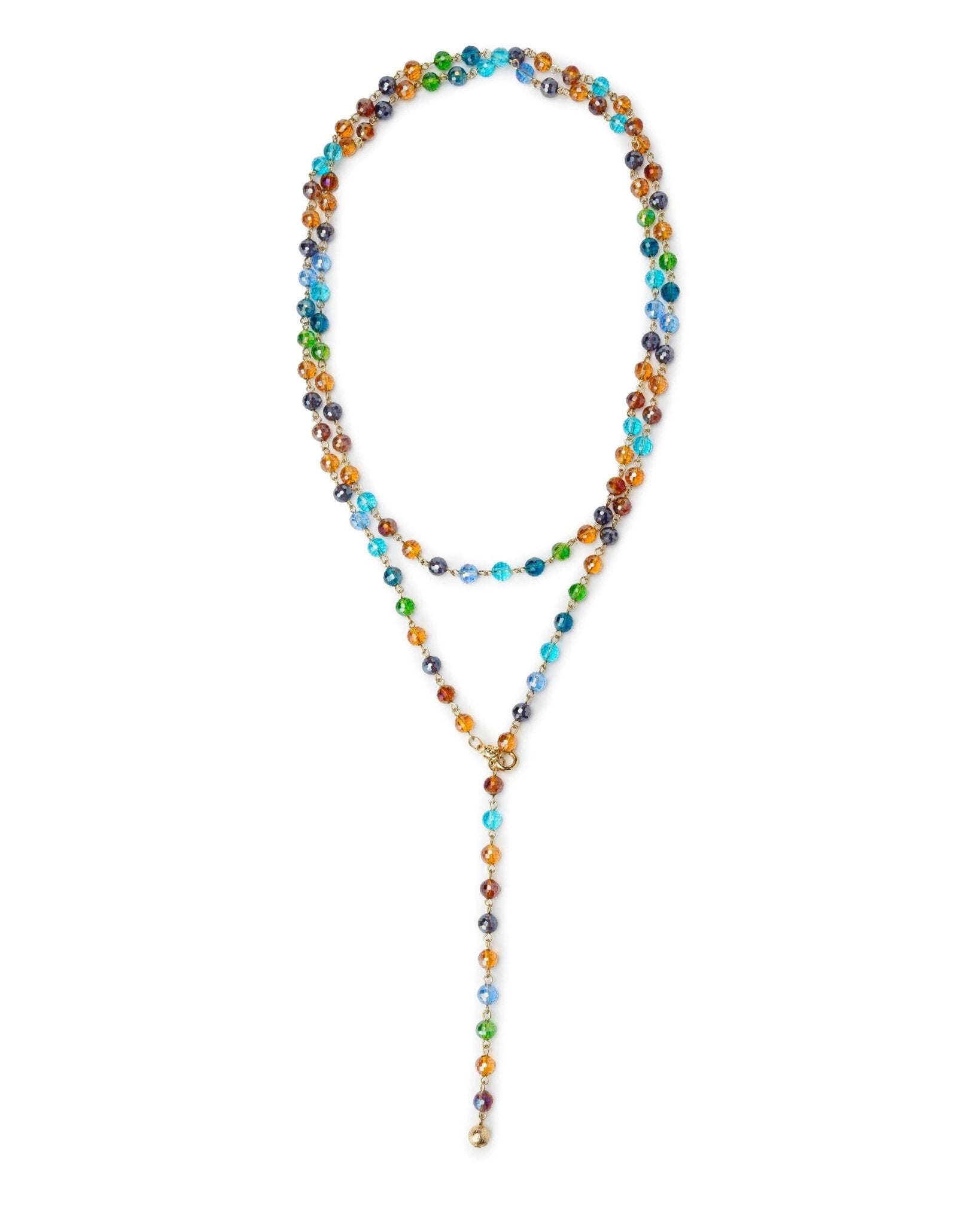 collana-lunga-vetro-multicolore-Mya Accessories