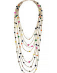 Collana multilinee multicolore - Mya Accessories