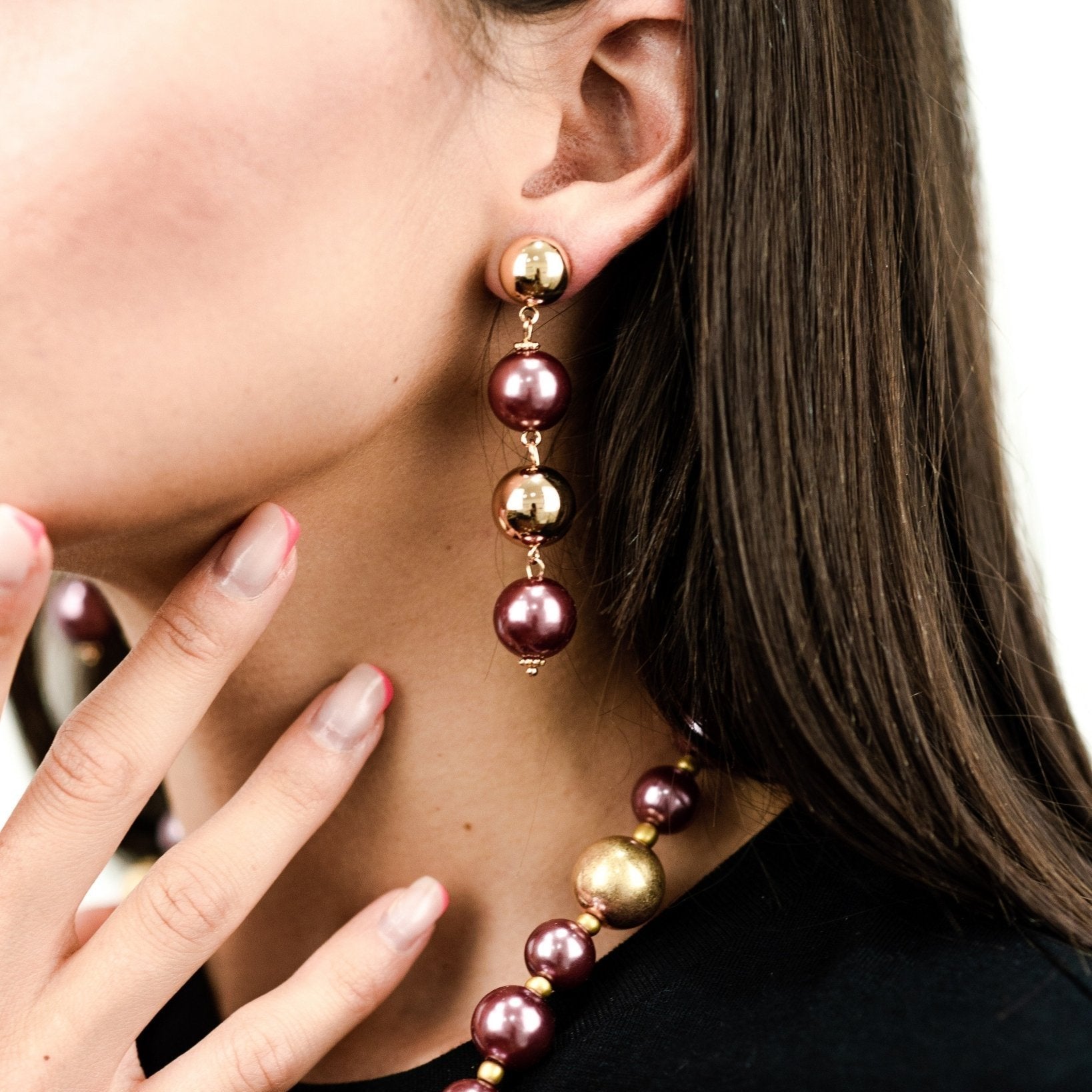 Spilla Con Orecchini Coordinati Weiss Anni '60 - Foto 11