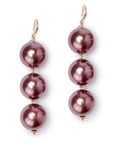 Orecchini balls in acrilico di colore rosa - Mya Accessories