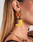 orecchini-pendenti-acrilico-arancio-giallo-2-Mya Accessories