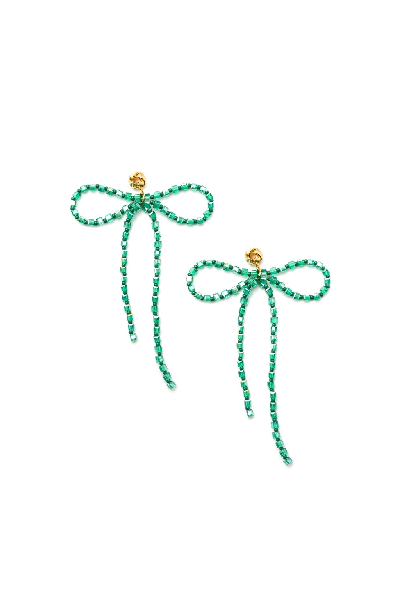 orecchini-pendenti-fiocco-microcristalli-verdi-Mya Accessories